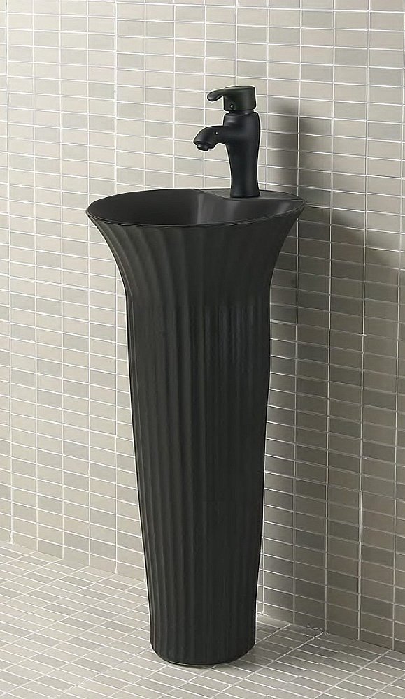 Раковина напольная Gid Autonomo 41 Nb132bg 81114 черная графит купить в интернет-магазине Sanbest