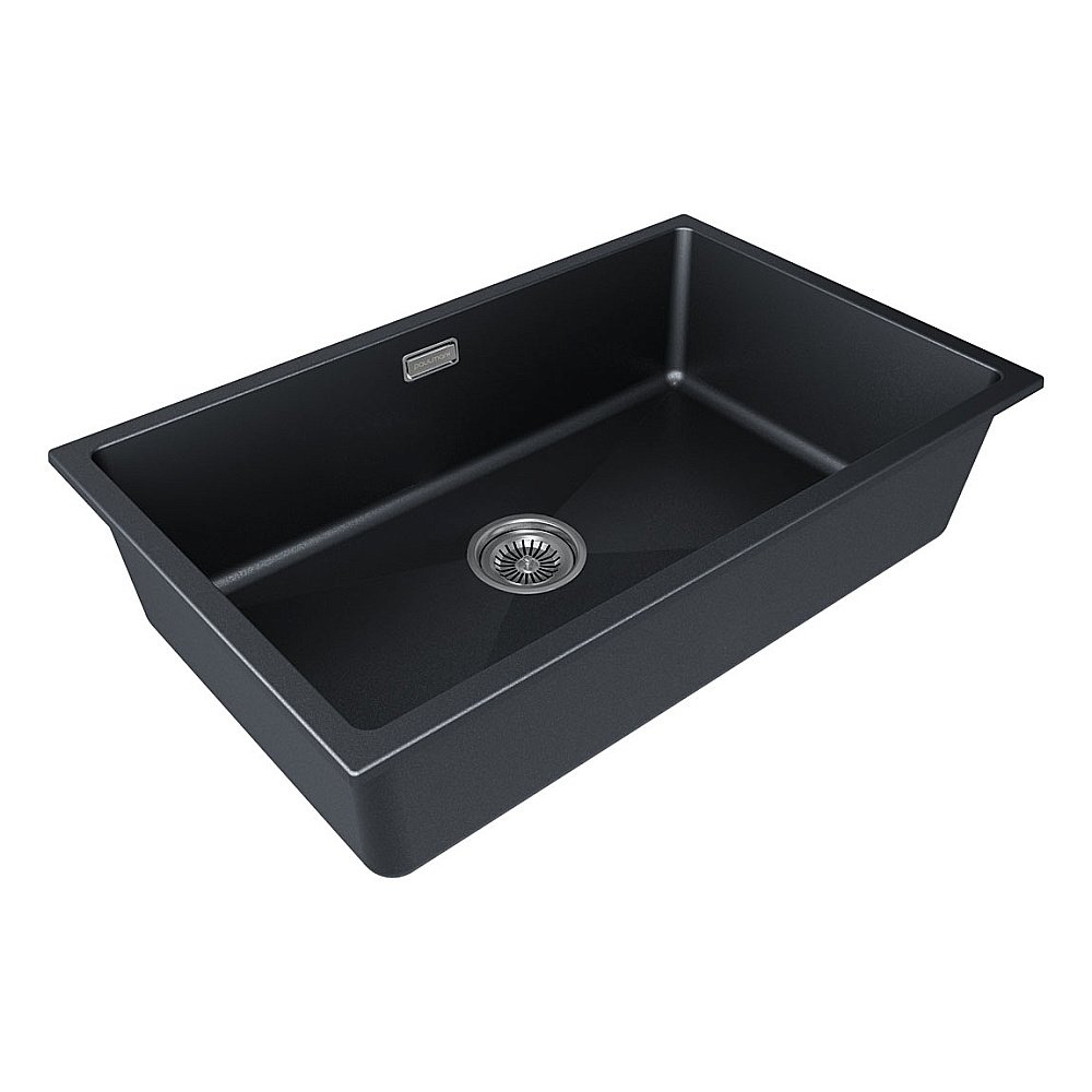 Кухонная мойка Paulmark LUMI 74UNI LU74-BLM черный металлик купить в интернет-магазине сантехники Sanbest