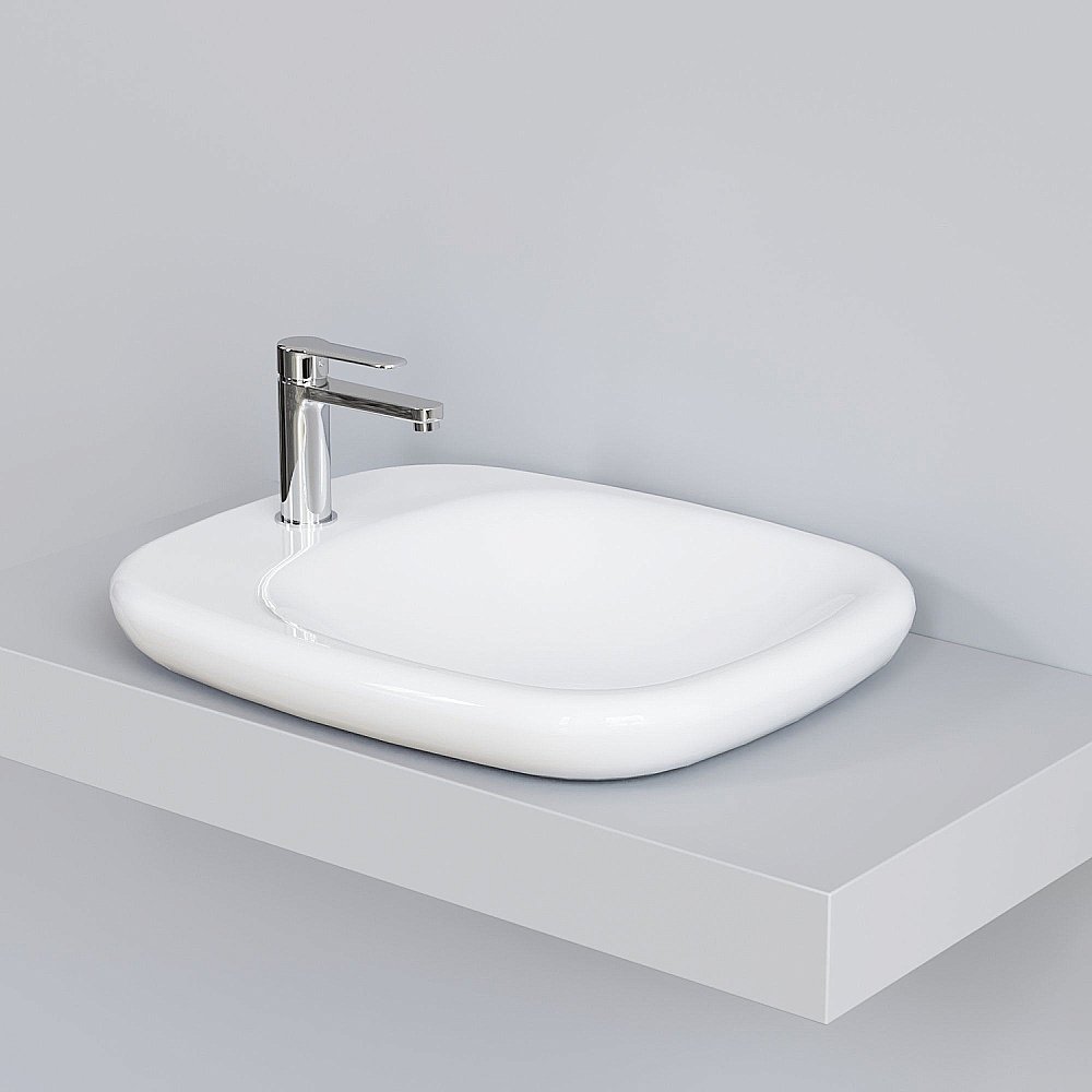 Раковина Ambassador Diamond 54 126T20001 белая купить в интернет-магазине Sanbest