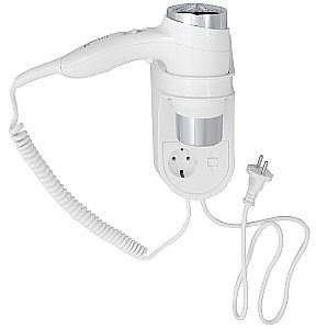 Фен с держателем и розеткой Bemeta Hotel 945233054 купить в интернет-магазине сантехники Sanbest
