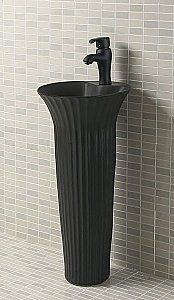 Раковина напольная Gid Autonomo 41 Nb132bg 81114 черная графит купить в интернет-магазине Sanbest