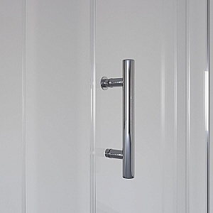 Душевой уголок с поддоном Niagara Eco NG-010-14D 100х100 стекло прозрачное/профиль хром купить в интернет-магазине Sanbest