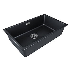 Кухонная мойка Paulmark LUMI 74UNI LU74-BLM черный металлик купить в интернет-магазине сантехники Sanbest