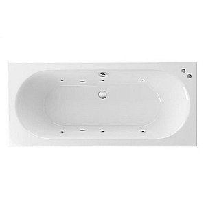 Ванна акриловая EXCELLENT Oceana Slim SOFT WAEX.OCE18S.SOFT.CR 180x80 белая с гидромассажем купить в интернет-магазине Sanbest