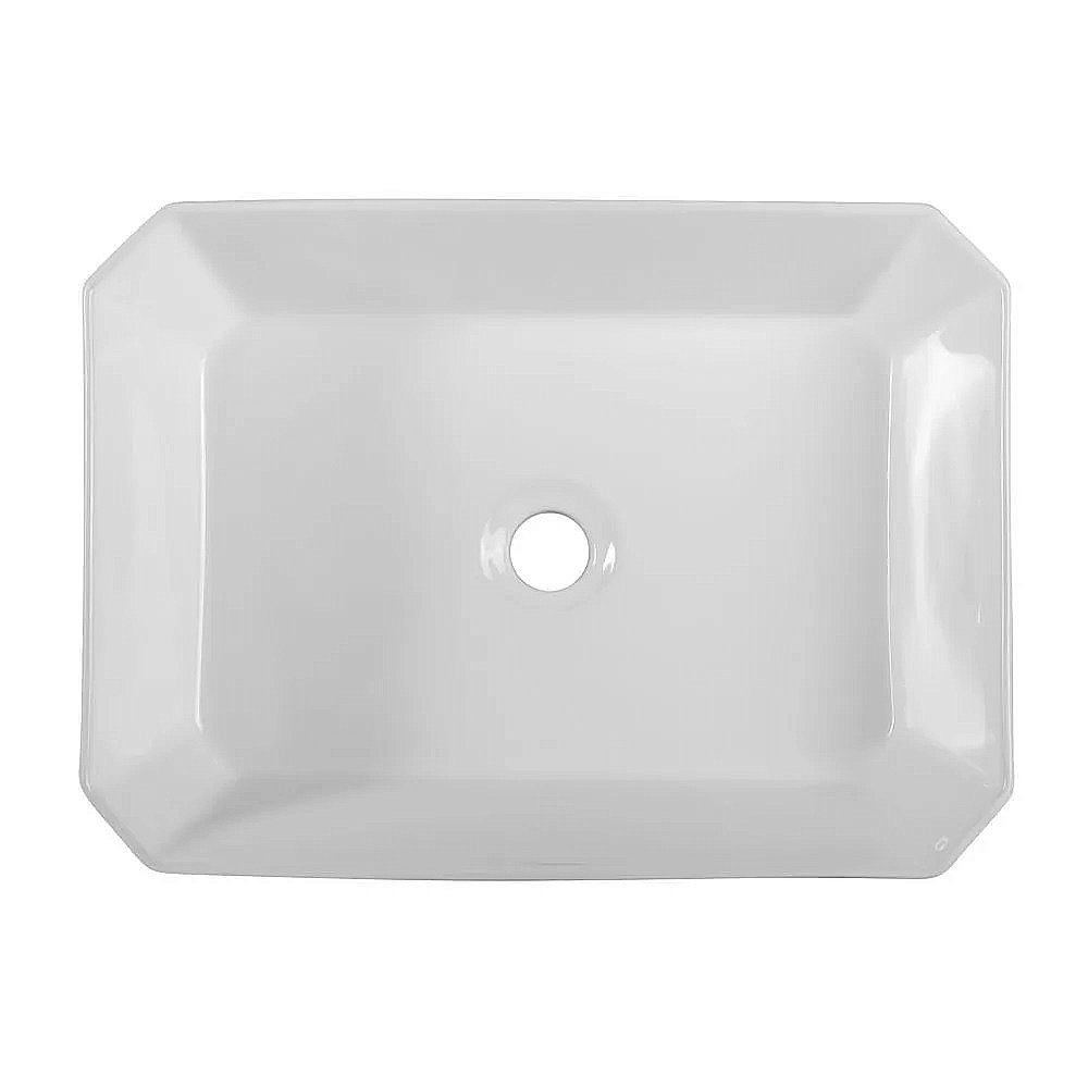 Раковина накладная Belbagno 49 BB1386 белая купить в интернет-магазине Sanbest