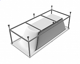 Каркас для ванны Vayer Boomerang 170x75 купить в интернет-магазине сантехники Sanbest