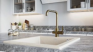 Смеситель для кухни Paulmark Logas Lo213021-BR Бронза купить в интернет-магазине сантехники Sanbest