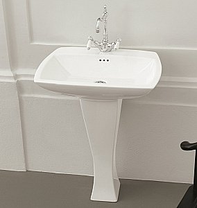 Раковина с пьедесталом Artceram Jazz 70 JZL004 01 00 белая купить в интернет-магазине Sanbest