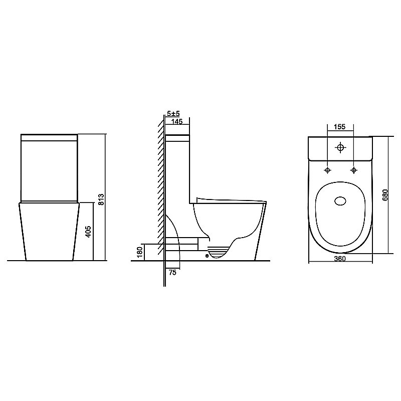Инсталляция для унитаза Azario AZ-8010-1000 купить в интернет-магазине сантехники Sanbest