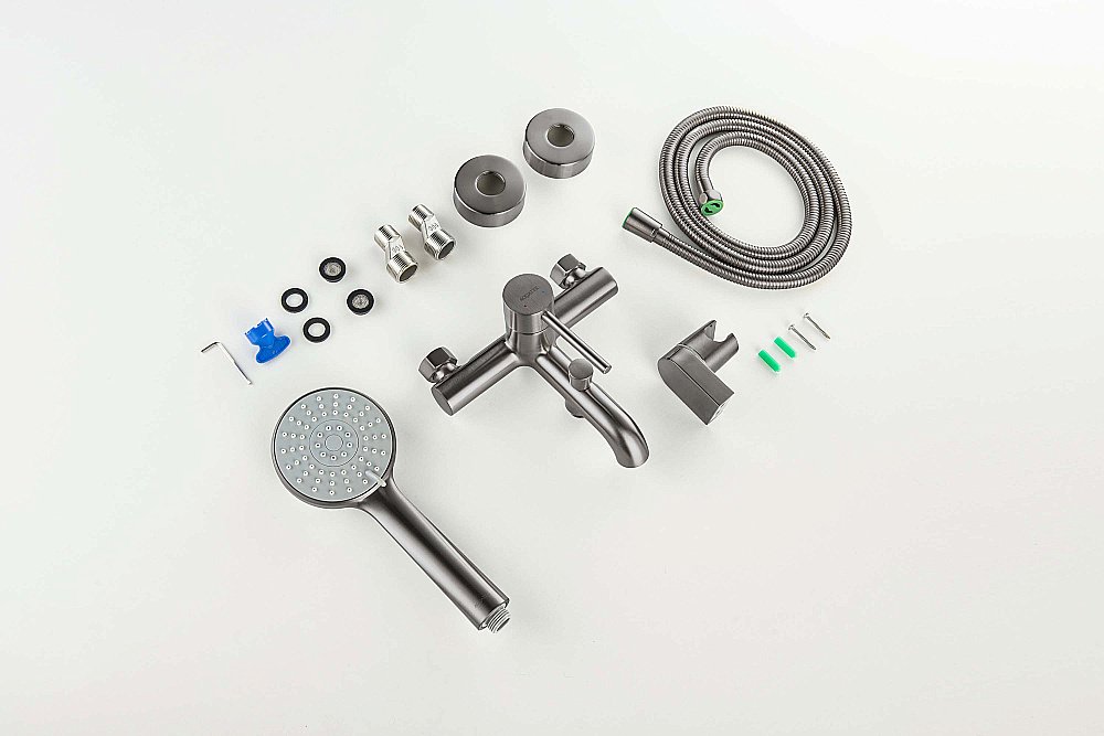 Смеситель для ванны Aquatek Европа AQ1349BGM оружейная сталь купить в интернет-магазине сантехники Sanbest