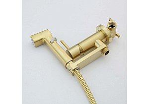 Гигиенический душ Aquatek Ника AQ1819BG золото шлифованное купить в интернет-магазине сантехники Sanbest