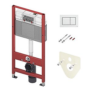Инсталляция для унитаза TECE Base K440417 кнопка TECEnow белая матовая купить в интернет-магазине сантехники Sanbest