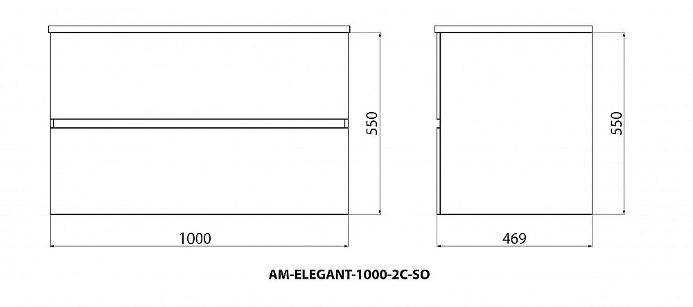 Тумба с раковиной Art&Max ELEGANT 100 сапфир для ванной в интернет-магазине Sanbest