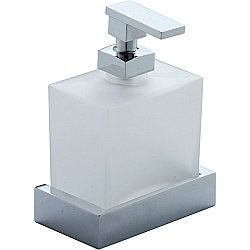 Диспенсер настенный Cisal QUAD QU09062021 матовое стекло/хром купить в интернет-магазине сантехники Sanbest