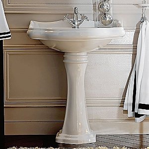 Раковина на пьедестале Kerasan Retro 70 kertig089 белая купить в интернет-магазине Sanbest