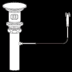 Донный клапан TOTO TR VM5D419#XW белый/хром купить в интернет-магазине сантехники Sanbest