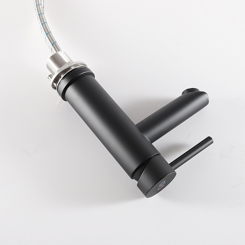 Смеситель для раковины Gid Berlin SS080-BM-K черный матовый купить в интернет-магазине сантехники Sanbest