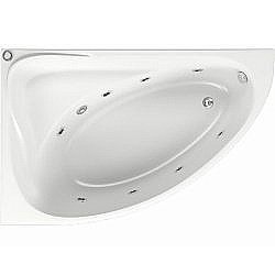 Ванна акриловая с гидромассажем BAS МИЛАН ВГ00342 170x110 левая купить в интернет-магазине сантехники Sanbest