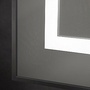 Зеркало BelBagno Kraft SPC-KRAFT-1200-800-SENS-NERO черный в ванную от интернет-магазине сантехники Sanbest