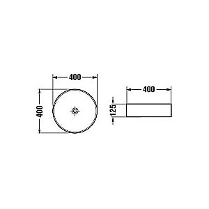 Раковина накладная Vincea 40 VBS-5GL05 золото купить в интернет-магазине Sanbest