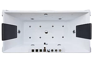 Акриловая ванна Royal Bath Triumph De Luxe RB665102DL 185х87 белая с гидромассажем купить в интернет-магазине Sanbest