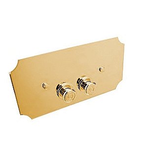 Кнопка для инсталляции Devon&Devon DEPLOT золото купить в интернет-магазине сантехники Sanbest