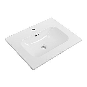 Тумба с раковиной Cezares DUET-N 60 DUET-N-600-2C-SO-BL+CZR-8073-60 Bianco Lucido для ванной в интернет-магазине Sanbest