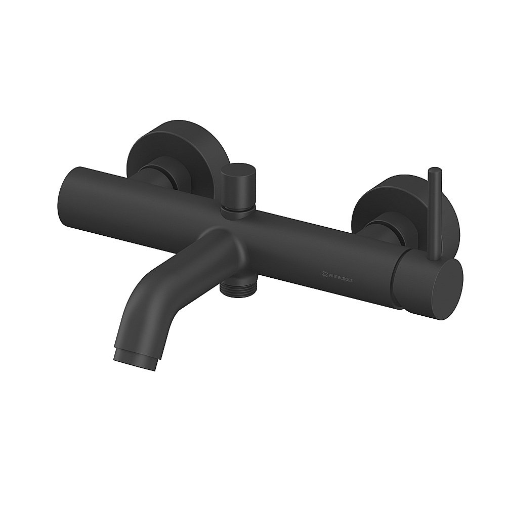 Смеситель для ванны WhiteCross Y Y1230BL черный матовый купить в интернет-магазине сантехники Sanbest