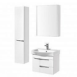 Тумба с раковиной Акватон Беверли 65 белая глянцевая для ванной в интернет-магазине Sanbest