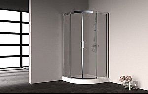Душевой уголок CeruttiSpa VIVA 90x90 VIVA90 стекло прозрачное/профиль хром купить в интернет-магазине Sanbest