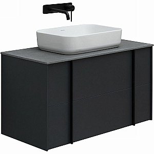 Тумба с раковиной Allen Brau Reality 90 1.32006.AM антрацит матовый для ванной в интернет-магазине Sanbest