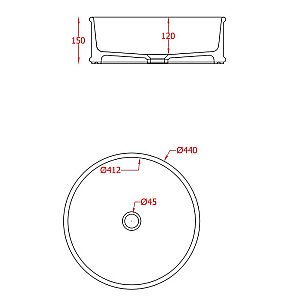 Раковина накладная Artceram Atelier 44 ATL001 41 00 matera купить в интернет-магазине Sanbest