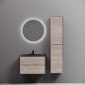 Тумба с раковиной Sancos Marmi 2.0 70 MR2.070EG дуб галифакс натуральный для ванной в интернет-магазине Sanbest