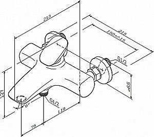 Набор смесителей AM.PM Spirit V2.0 F40970A00 купить в интернет-магазине сантехники Sanbest