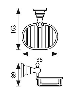 Мыльница Kaiser KH-2204 хром купить в интернет-магазине сантехники Sanbest