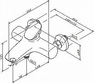 Набор смесителей AM.PM Spirit V2.0 F40970A00 купить в интернет-магазине сантехники Sanbest