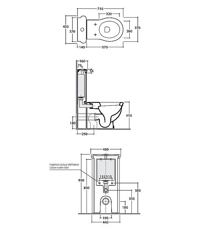 Унитаз напольный Globo Paestum PA025.BI хром купить в интернет-магазине Sanbest
