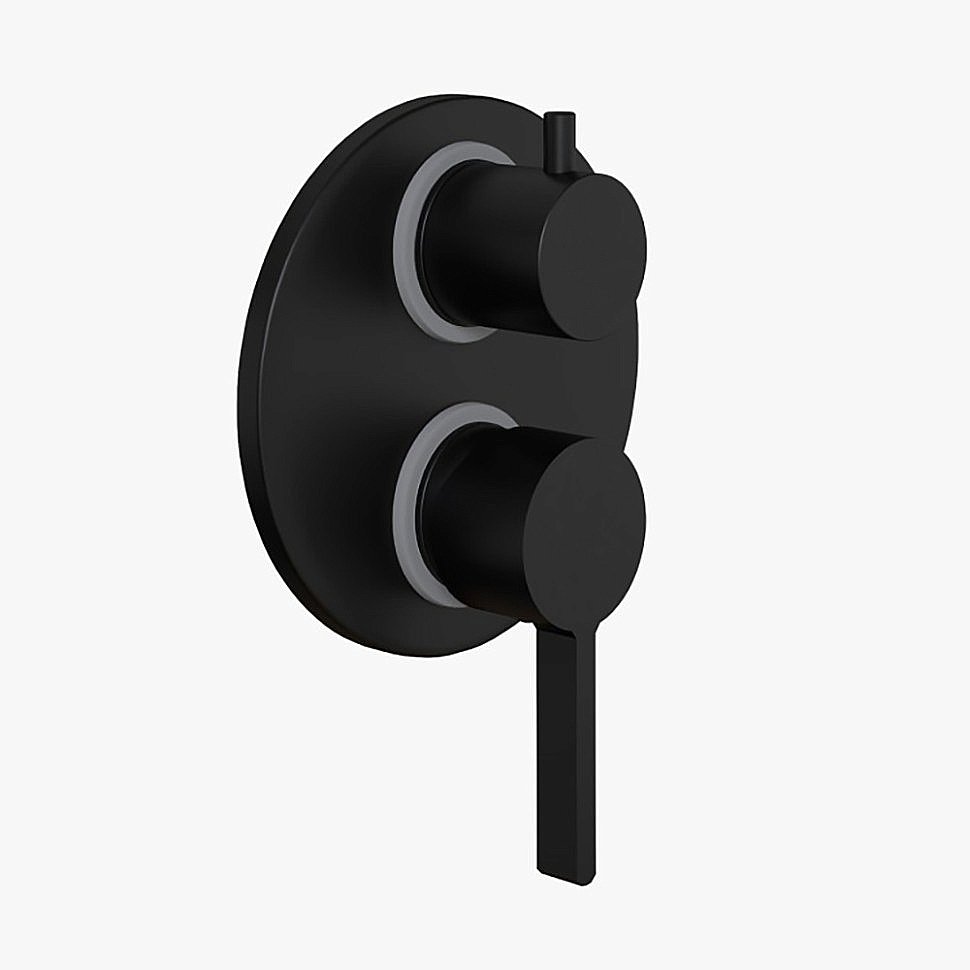 Смеситель для душа PAINI Brera 74PZ6911 черный матовый купить в интернет-магазине сантехники Sanbest