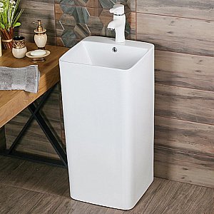 Раковина Melana B125 B125-805 белая купить в интернет-магазине Sanbest