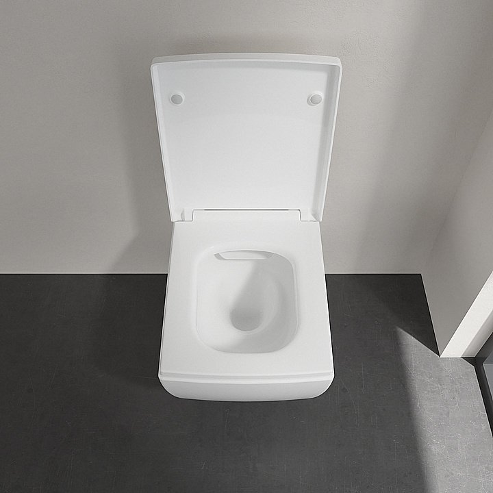 Унитаз подвесной Villeroy&Boch Memento 2.0 4633R0R1 альпийский белый, безободковый купить в интернет-магазине Sanbest