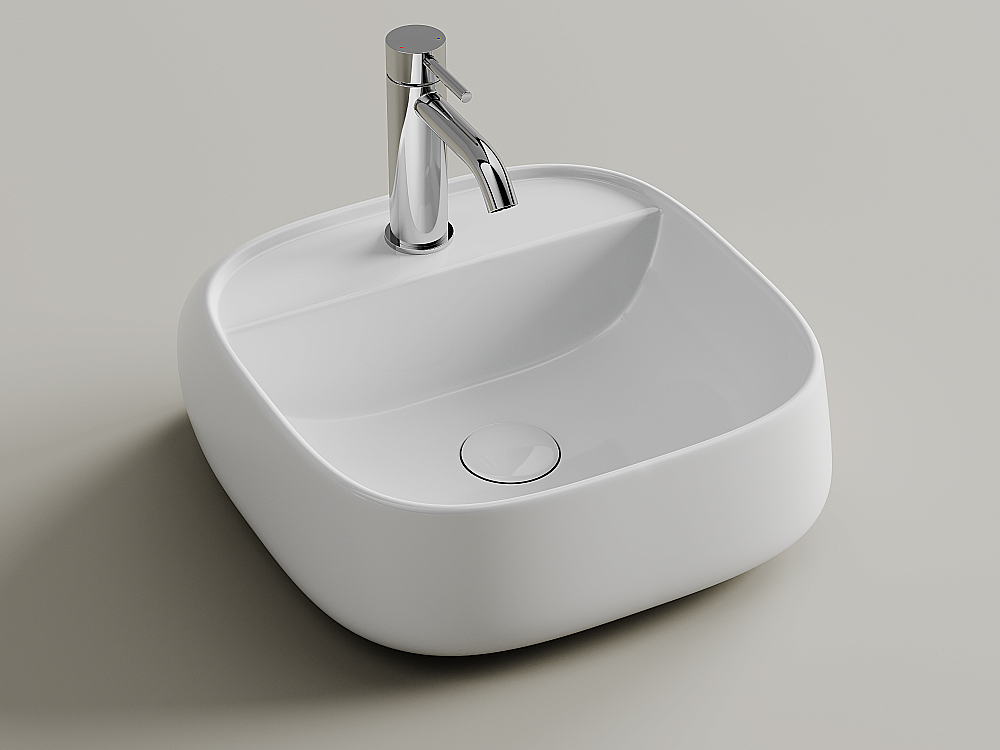 Раковина Ceramica Nova Fonte 40 CN5052 белая купить в интернет-магазине Sanbest