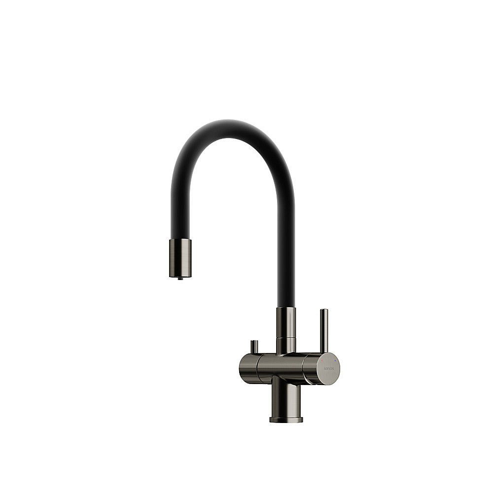 Смеситель для кухни Sancos Lucia SC4004GG вороненая сталь купить в интернет-магазине сантехники Sanbest