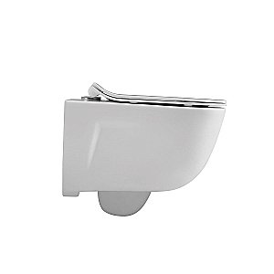 Унитаз подвесной Vincea IDEA VT1-33 безободковый, с крышкой микролифт, белый купить в интернет-магазине Sanbest