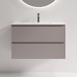 Тумба с раковиной Sancos Snob R SNR80/39SM/CN7026 Doha Soft для ванной в интернет-магазине Sanbest