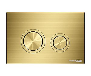 Инсталляция для унитаза WasserKraft Glan 66TLT.010.ME.WH.MG01 с кнопкой золото матовое купить в интернет-магазине сантехники Sanbest