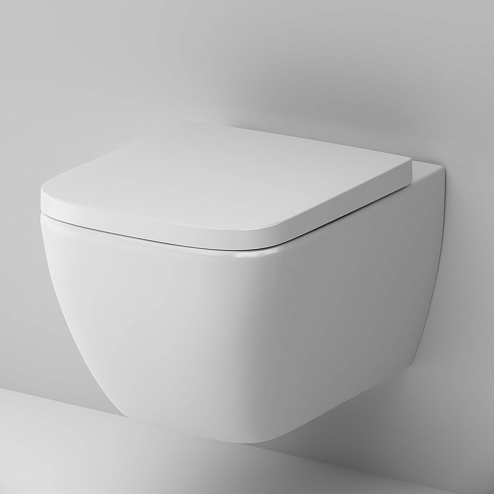 Унитаз подвесной AM.PM Gem C901701SC белый, безободковый купить в интернет-магазине Sanbest