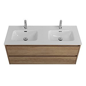 Тумба с раковиной BelBagno KRAFT 2C 120 натуральный дуб небраска для ванной в интернет-магазине Sanbest