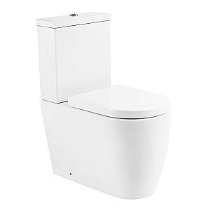 Унитаз BelBagno MARINO BB105CPR/BB105SC безободковый, с бачком, с крышкой микролифт, белый купить в интернет-магазине Sanbest
