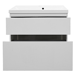 Тумба с раковиной Azario Виола 80/2Н CS00097140 белый матовый для ванной в интернет-магазине Sanbest
