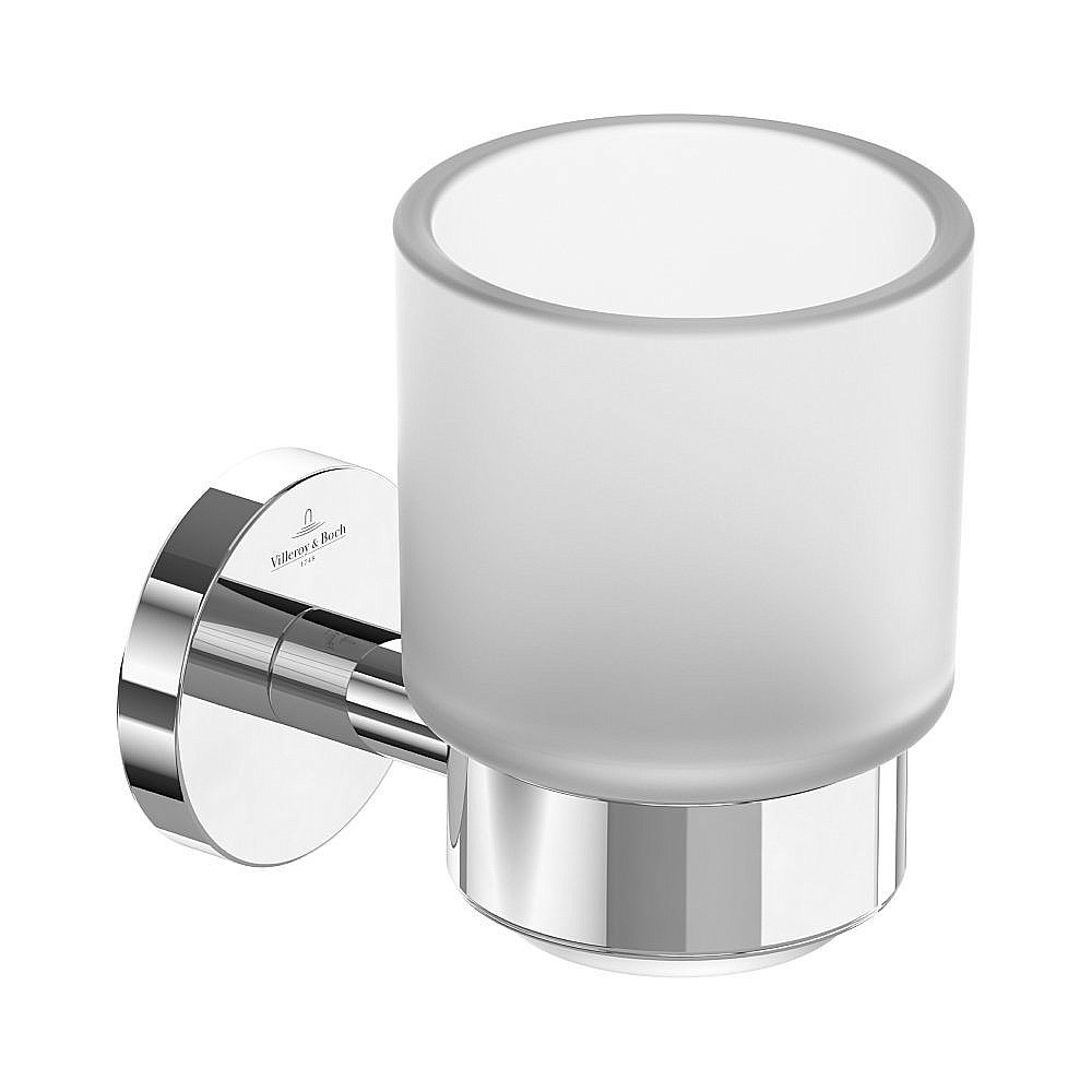 Стакан с держателем Villeroy&Boch Elements – Tender TVA15101800061 хром купить в интернет-магазине сантехники Sanbest